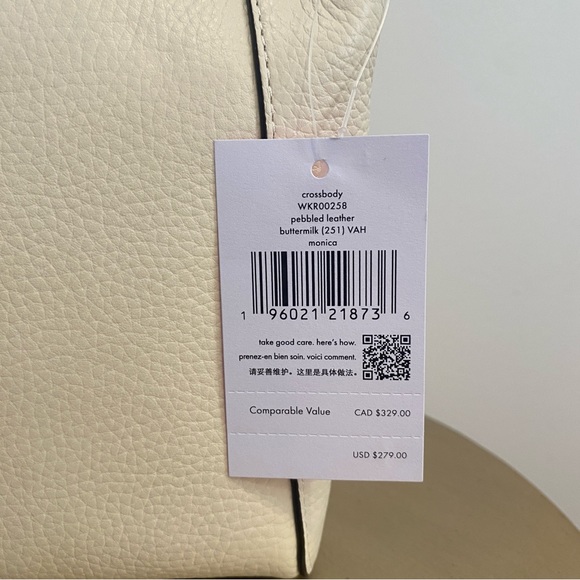 Kate Spade Monica Crossbody in Buttermilk - NWT - Picture 8 of 9